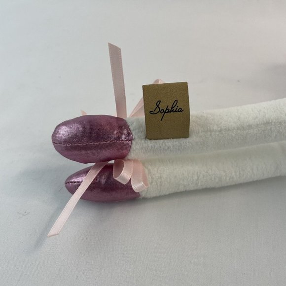 Floral Services Sophia White Swan 18" Plush Pink Ballerina Tutu Sparkle Crown - Picture 6 of 8